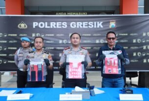 Polres Gresik Bongkar Peredaran Narkoba Sistem Ranjau, Dua Kurir Sabu Diamankan