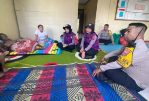 Polri Berikan Konseling dan Trauma Healing bagi Korban Gempa di Manggarai Barat