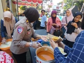 MBG dan Cek Kesehatan Gratis Polresta Malang Kota Menyapa Warga di Polsek Blimbing