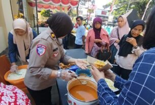 MBG dan Cek Kesehatan Gratis Polresta Malang Kota Menyapa Warga di Polsek Blimbing