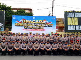 33 Tahun Mengabdi, Polwan Polresta Malang Kota Naik Pangkat di HUT ke-78 Polwan RI